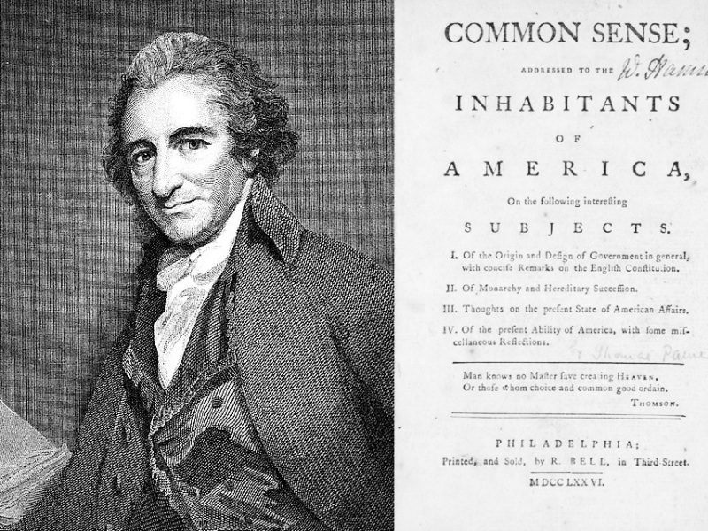 Thomas Paine e a independência dos EUA